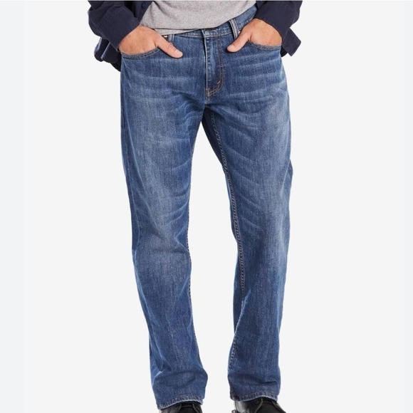 Levi's 559 Relaxed straight‎ Jeans Size 38x32 100% Cotton Like New - Picture 1 of 9